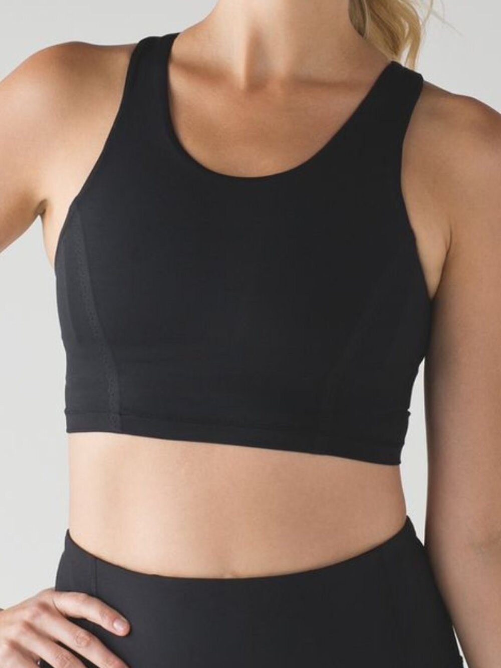 Lululemon Cotton Fast As Light Bra Black size S